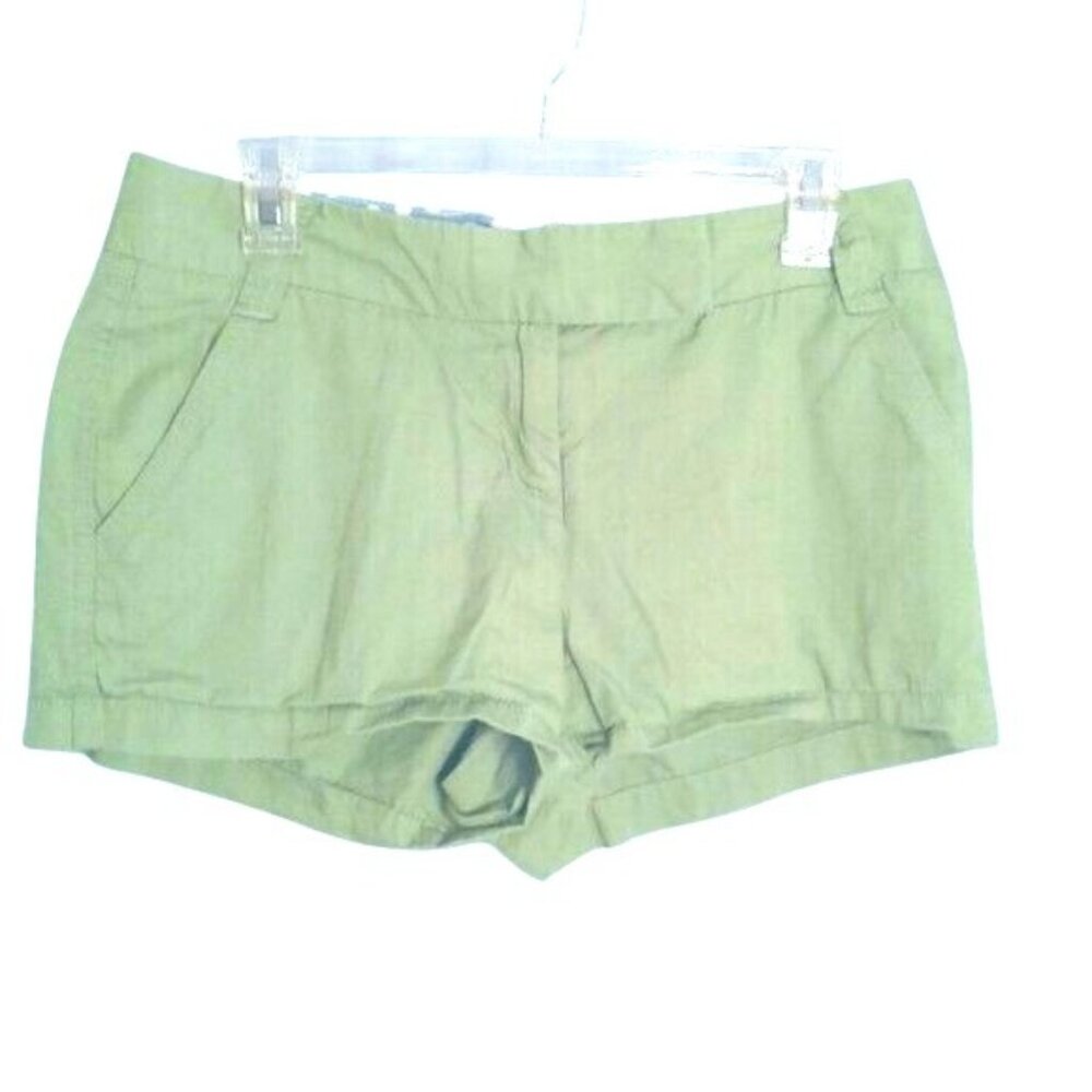 J. Crew Size 6 Shorts Womens Broken In Chino Green Classic Twill